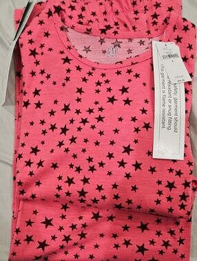 GAP Kids Pink Star-Print Pajama Set